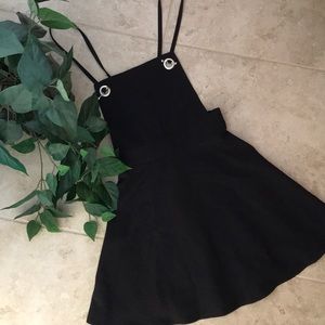 Black mini dress
